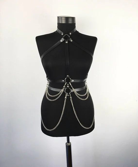 Leather Chain Costume Accessories for Performances