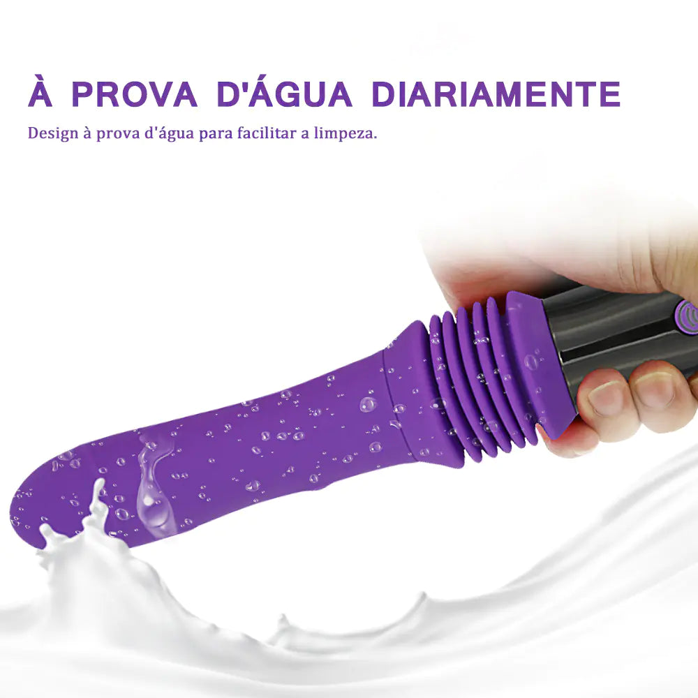 Automatic Suction Vibrator with Remote – Telescopic Thrust & Suction | Velvet Whisper