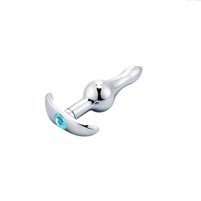 Stainless Steel Anal Plug and Metal Dildo for BDSM