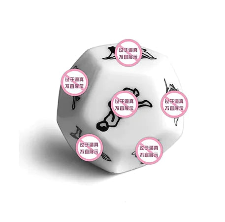 Samox Russian Sex Dice for Couples - Acrylic Adult Toys