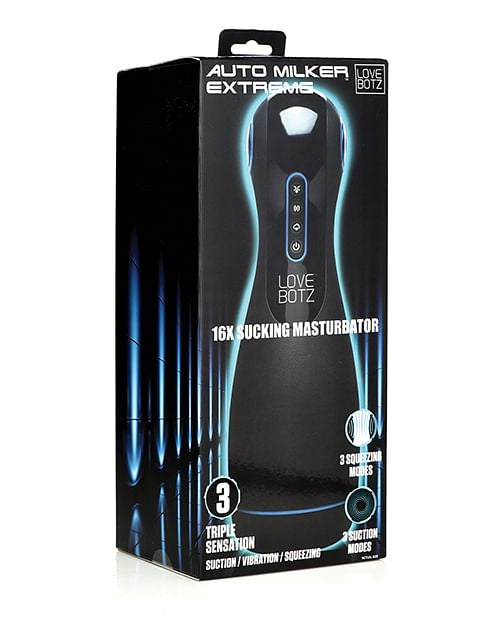 The Milker Auto Milker Extreme 16x Sucking Masturbator - Black