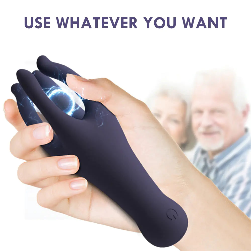 Vibrating Masturbator for Prolonged Grip and Massage
