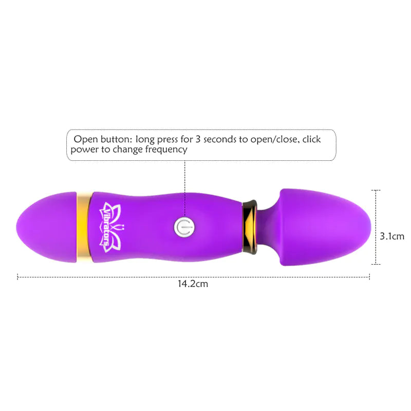High-Frequency Mini AV Stick with 12 Vibration Modes