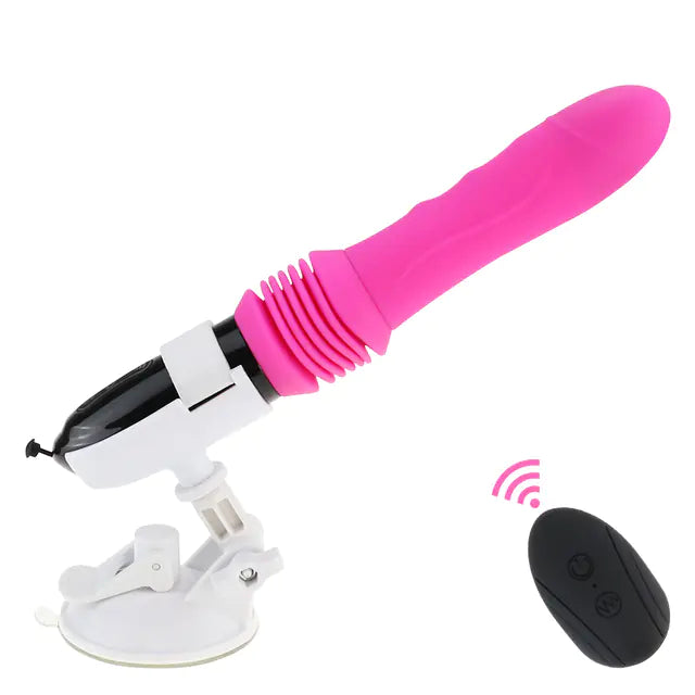 Automatic Suction Vibrator with Remote – Telescopic Thrust & Suction | Velvet Whisper