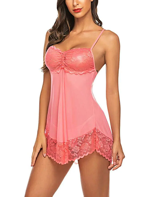 New European and American Lace Lingerie Nightwear