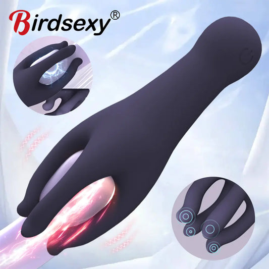 Vibrating Masturbator for Prolonged Grip and Massage