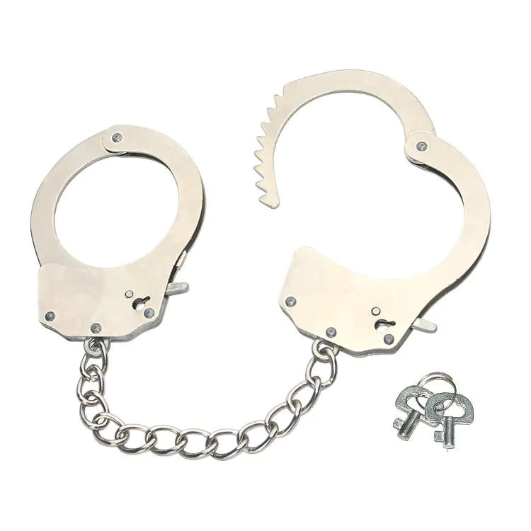Metal Bondage Handcuffs with Plush Lining (Wholesale)
