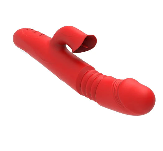 Telescopic Rabbit Vibrator with Heating – Velvet Whisper