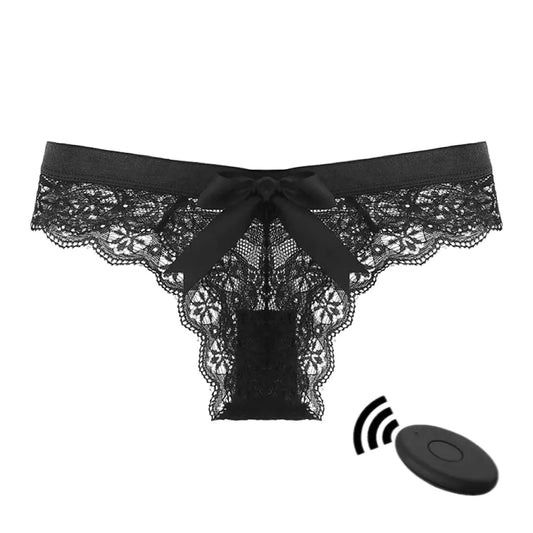 Wireless Bullet Vibrator with Remote & Lace Panties – 10 Functions of Discreet Pleasure