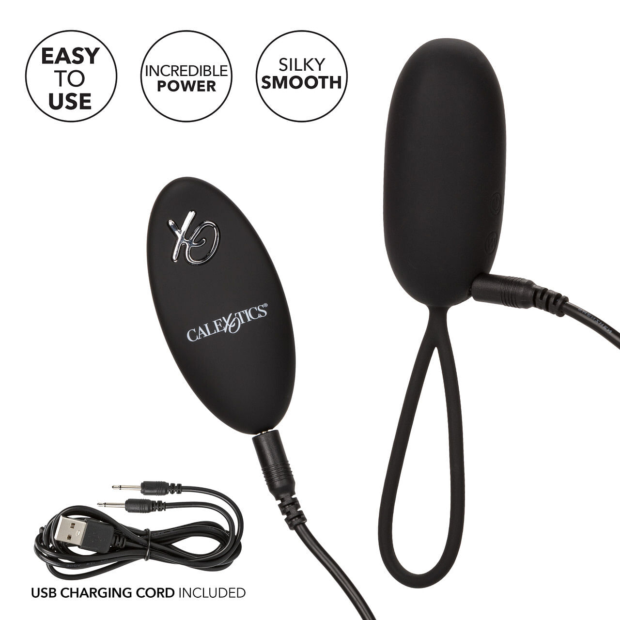 Silicone remote rechargeable egg