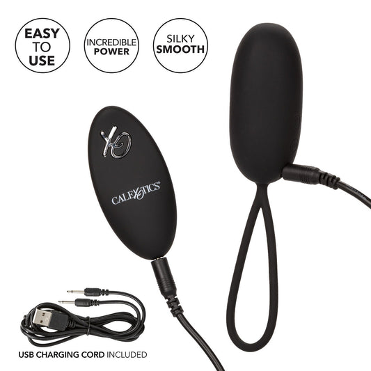 Silicone remote rechargeable egg