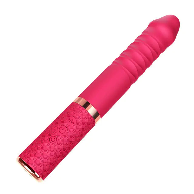 Automatic Telescopic Dildo Vibrator – Dual Stimulation for Women | Velvet Whisper