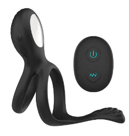 Megamente Remote-Control Vibrating Penis Ring – Velvet Whisper