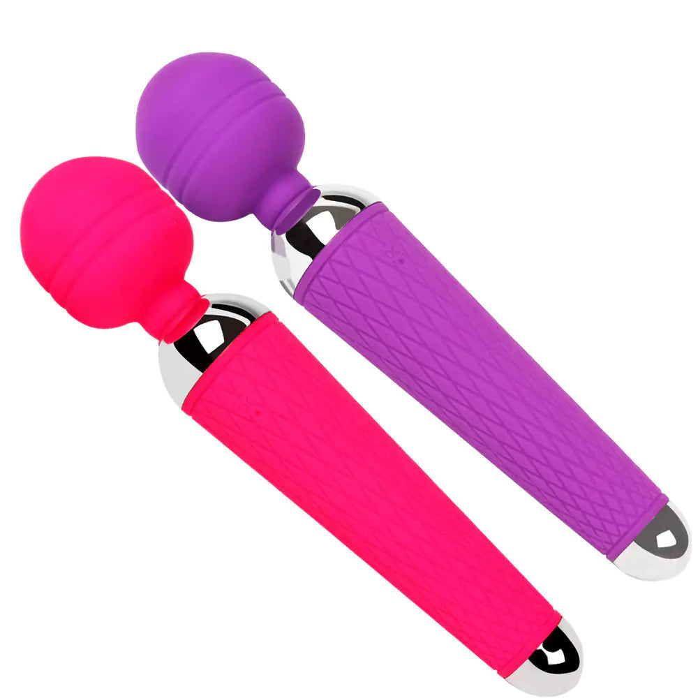 Rechargeable Vibrating Wand • Quiet AV Massager | Velvet Whisper