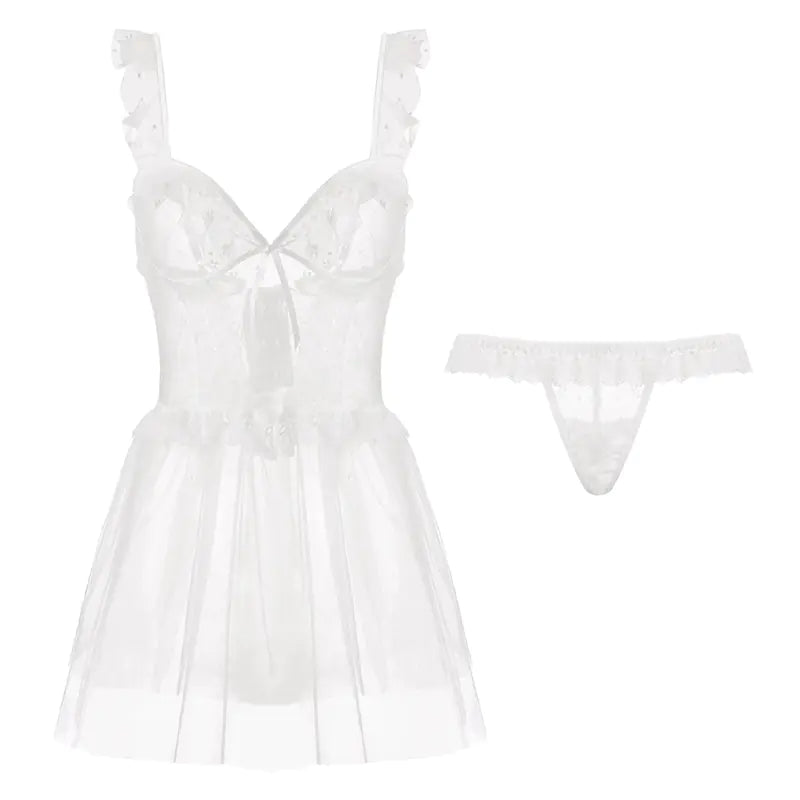 New Lace Transparent Lingerie & Nightdress for Women