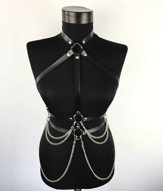 Leather Chain Costume Accessories for Performances