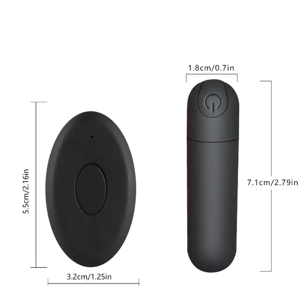 Wireless Bullet Vibrator with Remote & Lace Panties – 10 Functions of Discreet Pleasure
